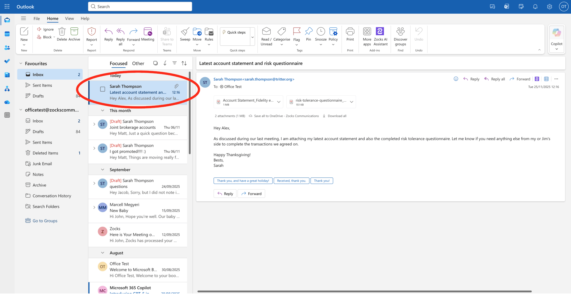 Scheduled meeting prep